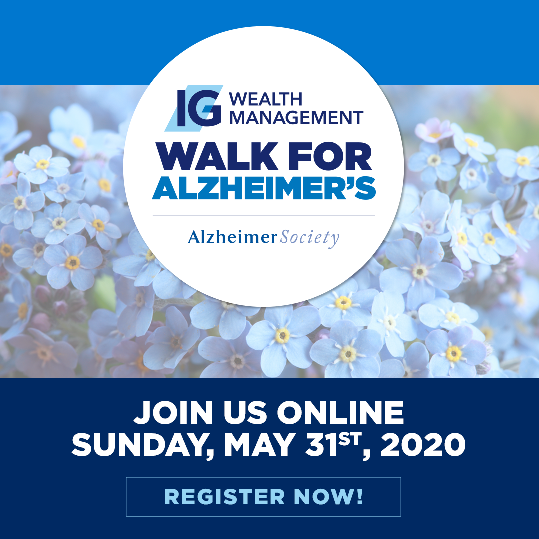 Abbotsford residents join the IG Wealth Management Walk for Alzheimer’s online