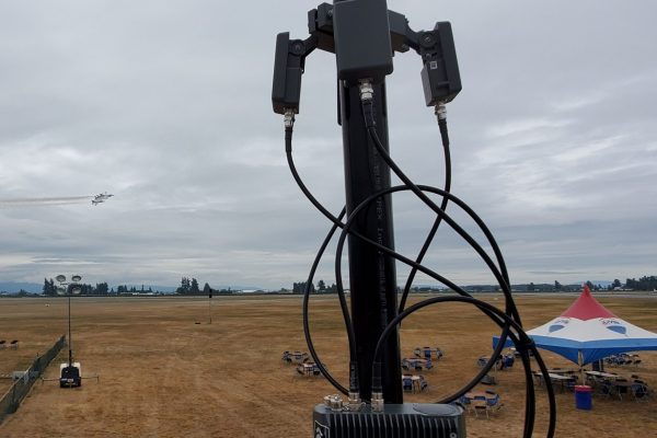 This drone detection system, supplied by Bravo Zulu and operated by BlueForce UAV, was used at the Abbotsford International Airshow. Organizers and regulators were impressed by the system’s real-time detection capabilities. Image courtesy of BlueForce UAV