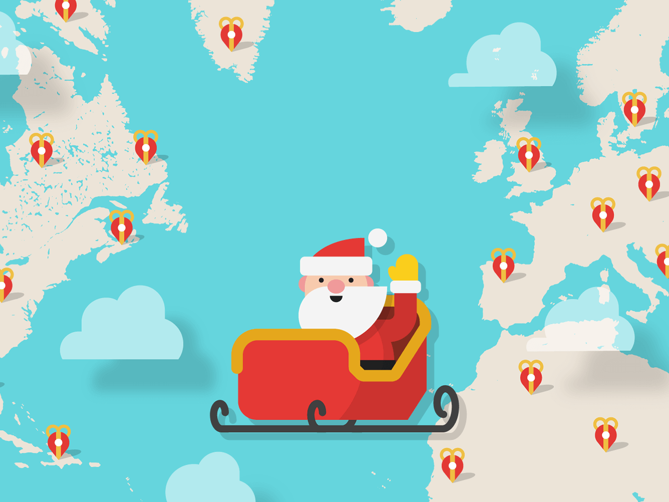 Track Santa’s Progress Around the World